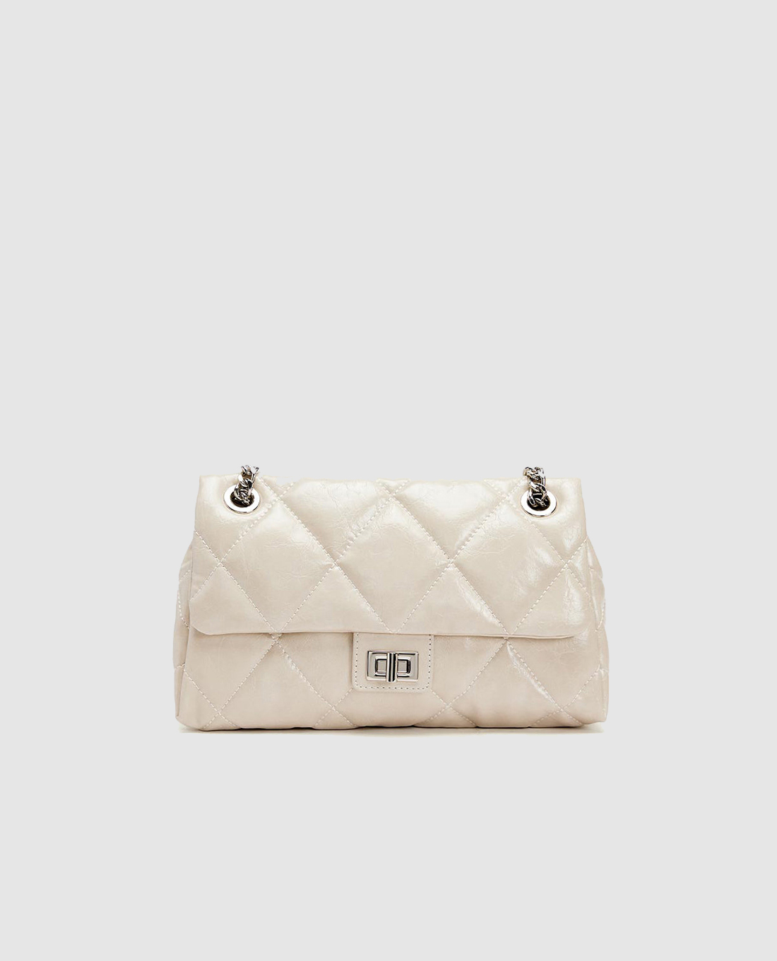 URBAN REVIVO - Túi đeo vai nữ phom chữ nhật Quilted