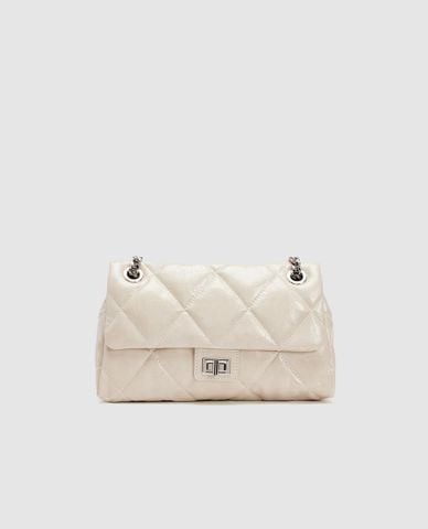  URBAN REVIVO - Túi đeo vai nữ phom chữ nhật Quilted 