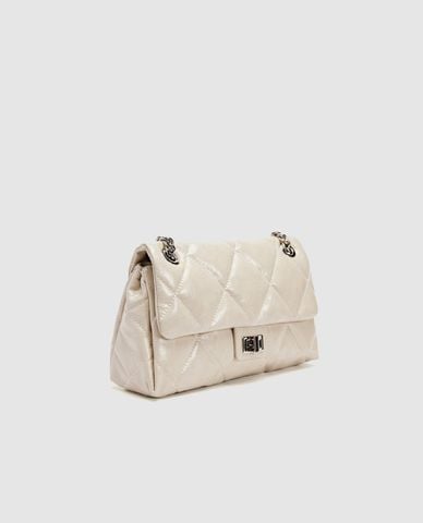  URBAN REVIVO - Túi đeo vai nữ phom chữ nhật Quilted 