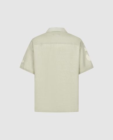  URBAN REVIVO - Áo sơ mi nam cổ bẻ tay ngắn trẻ trung 