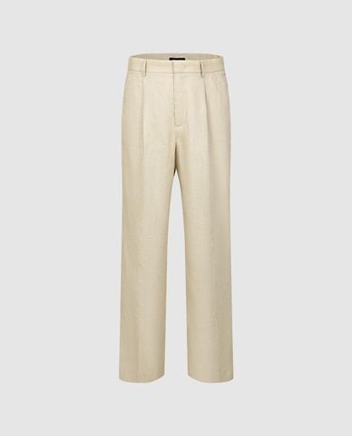  URBAN REVIVO - Quần nam ống đứng hiện đại 