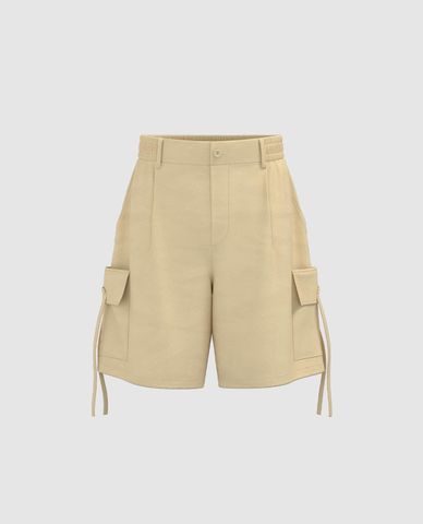  URBAN REVIVO - Quần short nam ngang gối Leisure 