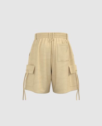  URBAN REVIVO - Quần short nam ngang gối Leisure 