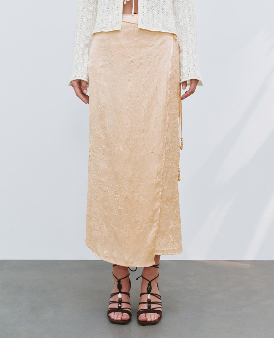 URBAN REVIVO - Chân váy phom suông midi thanh lịch