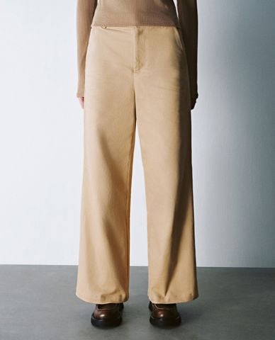  URBAN REVIVO - Quần nữ ống rộng hiện đại 