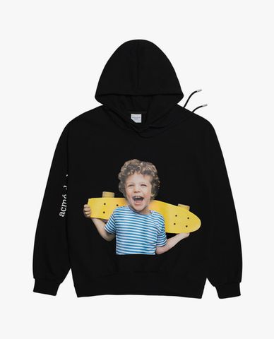  ADLV - Áo hoodie tay dài mũ trùm Baby Face 