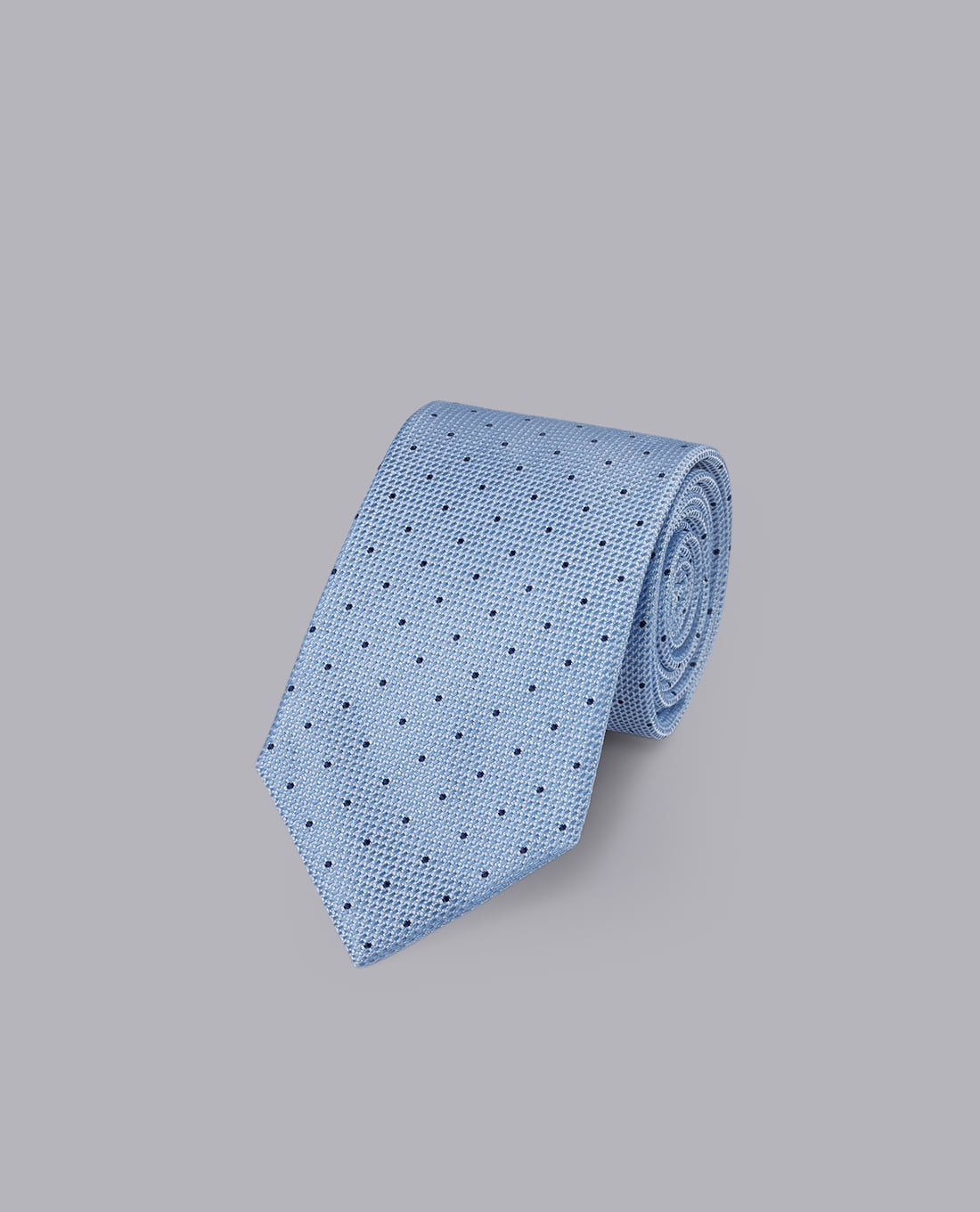 CHARLES TYRWHITT - Cà vạt nam lụa sang trọng Stain Resistant Spot