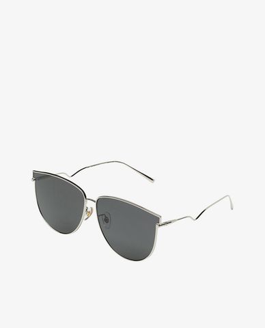  MUJOSH - Kính mát gọng tròn khung mảnh thời trang 