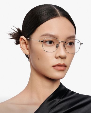  MUJOSH - Gọng kính đa giác unisex bản mảnh thời trang 