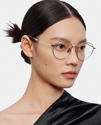  MUJOSH - Gọng kính oval unisex bản vừa cá tính 