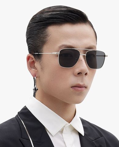  MUJOSH - Kính mát nam gọng đa giác bản mảnh hiện đại 