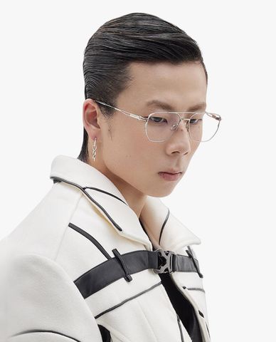  MUJOSH - Gọng kính nam phom đa giác thời trang 