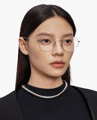  MUJOSH - Gọng kính tròn unisex bản mảnh 