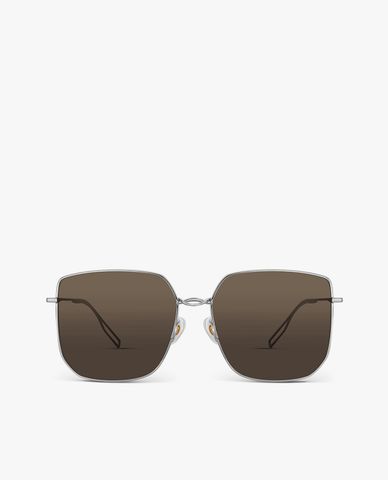  MUJOSH - Kính mát nữ gọng vuông bản mỏng thời trang 