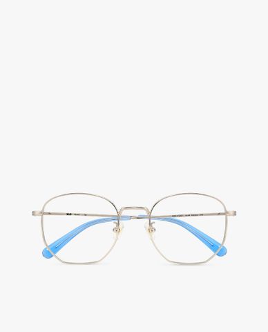  aojo - Gọng kính đa giác unisex bo tròn thời trang 