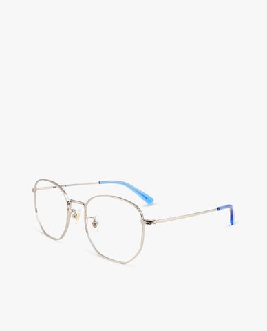  aojo - Gọng kính đa giác unisex bo tròn thời trang 