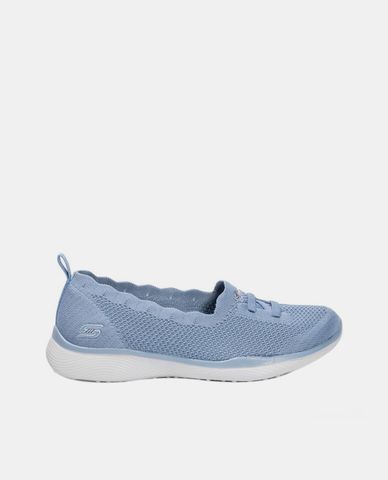  SKECHERS - Giày slip on nữ phối dây Microburst 