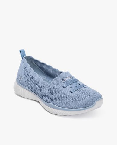  SKECHERS - Giày slip on nữ phối dây Microburst 