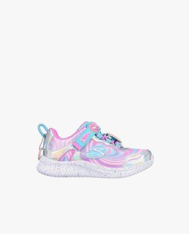  SKECHERS - Giày sneakers bé gái cổ thấp Jumpsters 