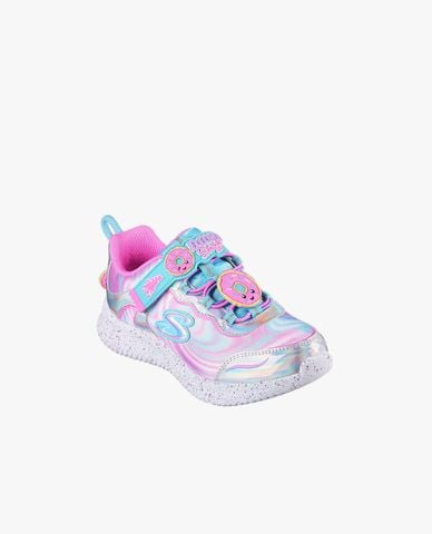  SKECHERS - Giày sneakers bé gái cổ thấp Jumpsters 