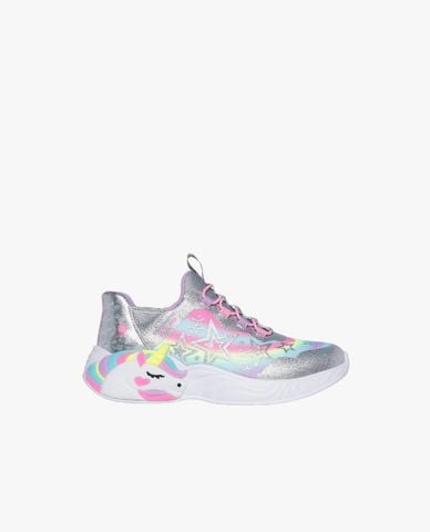  SKECHERS - Giày sneakers bé gái cổ thấp Unicorn Dream Starry Lite 