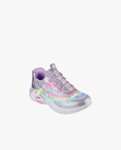  SKECHERS - Giày sneakers bé gái cổ thấp Unicorn Dream Starry Lite 