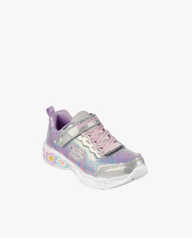  SKECHERS - Giày sneakers bé gái cổ thấp Sweetheart Lights 