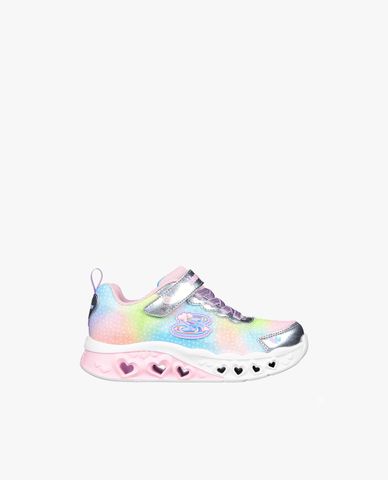  SKECHERS - Giày sneakers bé gái cổ thấp Flutter Heart Lights Simply Love 