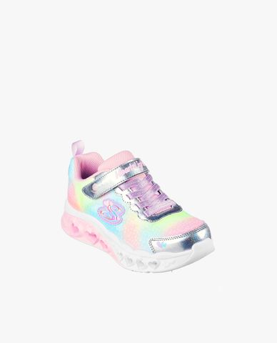  SKECHERS - Giày sneakers bé gái cổ thấp Flutter Heart Lights Simply Love 