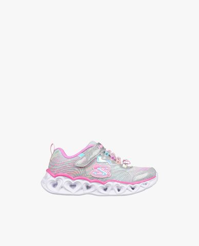  SKECHERS - Giày sneakers bé gái cổ thấp Heart Lights 