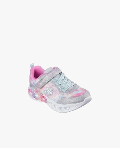  SKECHERS - Giày sneakers bé gái cổ thấp Infinite Heart Lights 