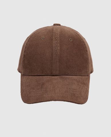  URBAN REVIVO - Nón bóng chày nam cá tính Corduroy 