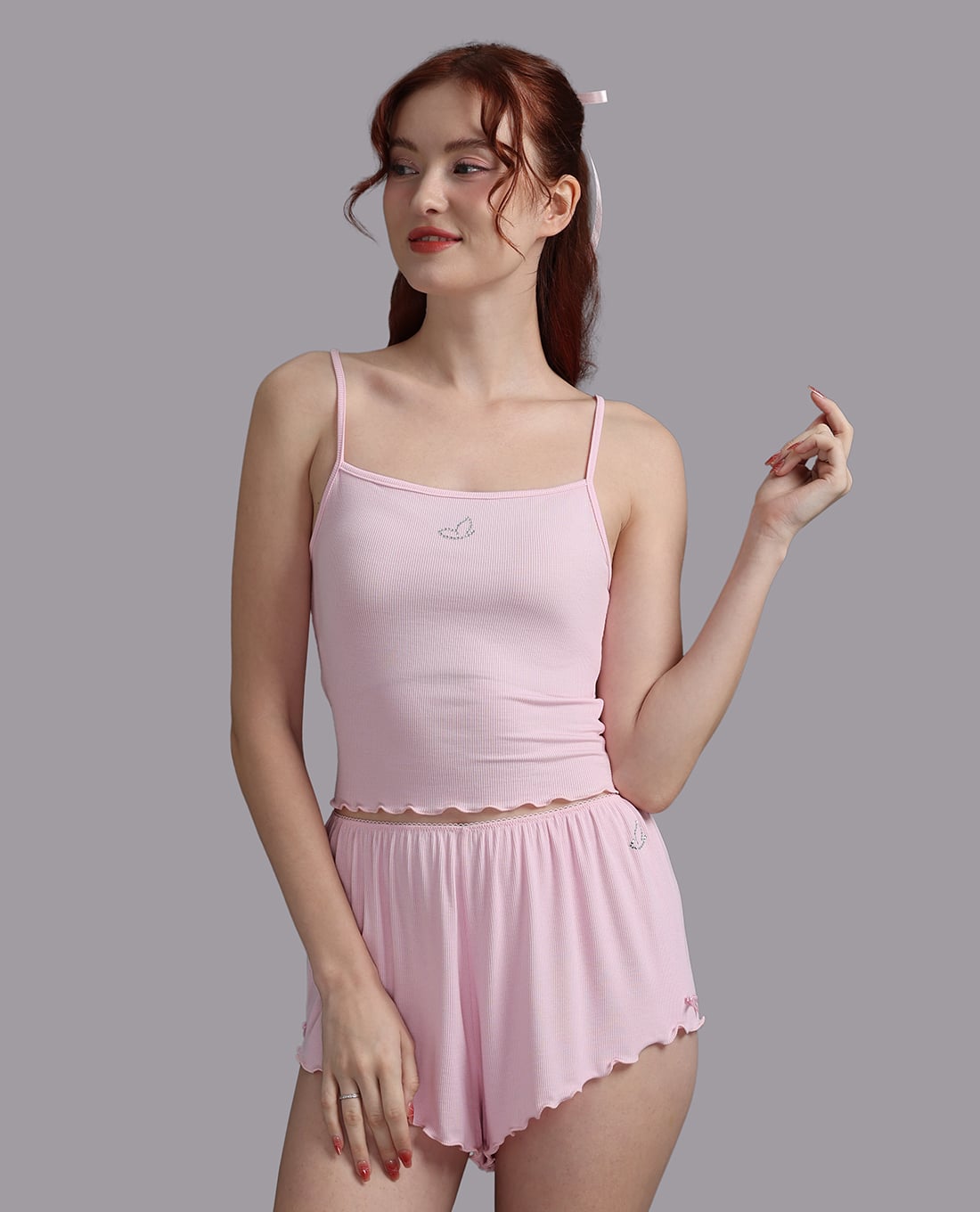 WOW BY NDLANNGOC - Bộ quần áo nữ ngắn mặc nhà cotton bamboo