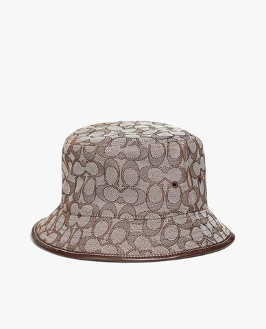  COACH - Nón bucket thời trang Signature Jacquard 