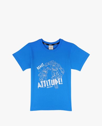  SKECHERS - Áo thun bé trai cổ tròn tay ngắn Transformer 