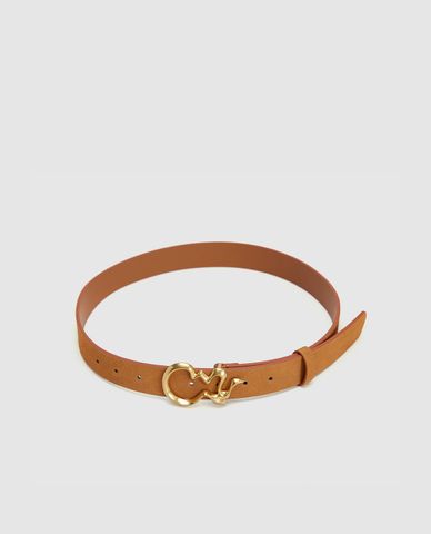  URBAN REVIVO - Thắt lưng nữ bản vừa phối mặt khóa hiện đại 