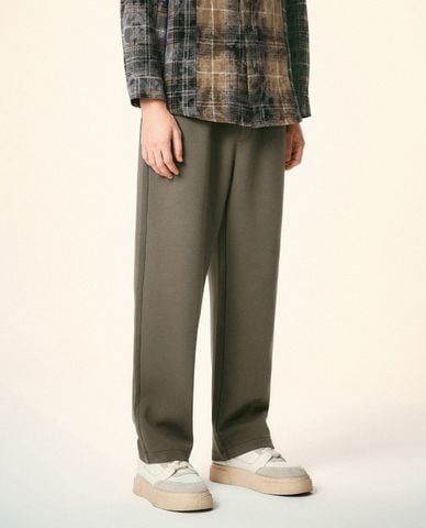  URBAN REVIVO - Quần nam ống đứng lưng thun thời trang 