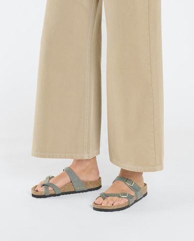  BIRKENSTOCK - Dép unisex quai ngang phối khóa Mayari 