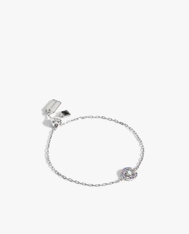  COACH - Vòng tay nữ mắc xích Signature Multicolor Crystal Slider 