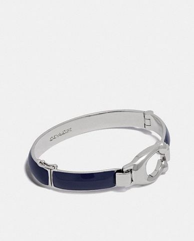  COACH - Vòng tay kim loại phối màu Sculpted Signature 