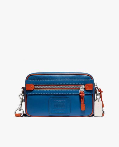  COACH - Túi đeo chéo nam chữ nhật Varsity 