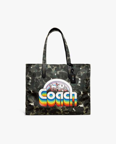  COACH - Túi tote nam chữ nhật thời trang Recycled Canvas 42 