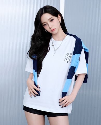  MLB - Áo thun unisex cổ tròn tay ngắn Basic Mega Logo 