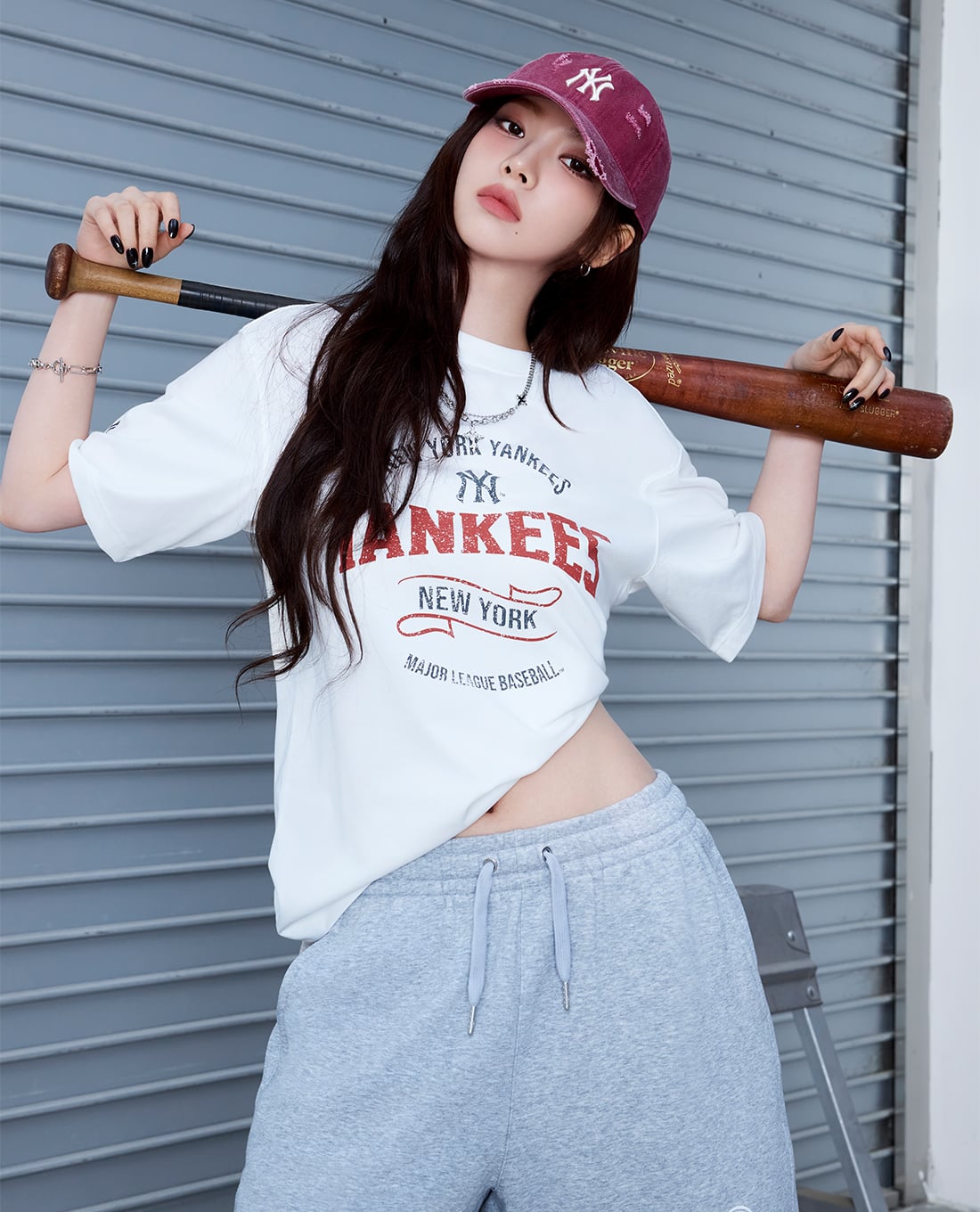 MLB - Áo thun unisex Varsity Vintage Color Graphic Overfit