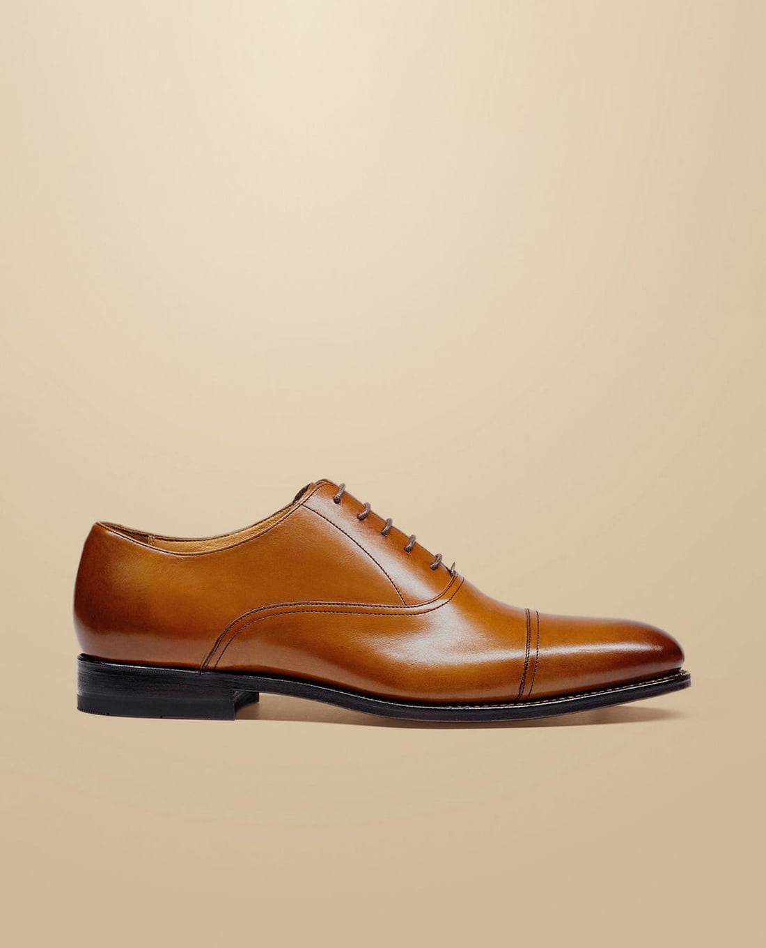 CHARLES TYRWHITT - Giày oxford nam mũi nhọn Leather