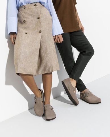  BIRKENSTOCK - Giày lười unisex đế bệt London 