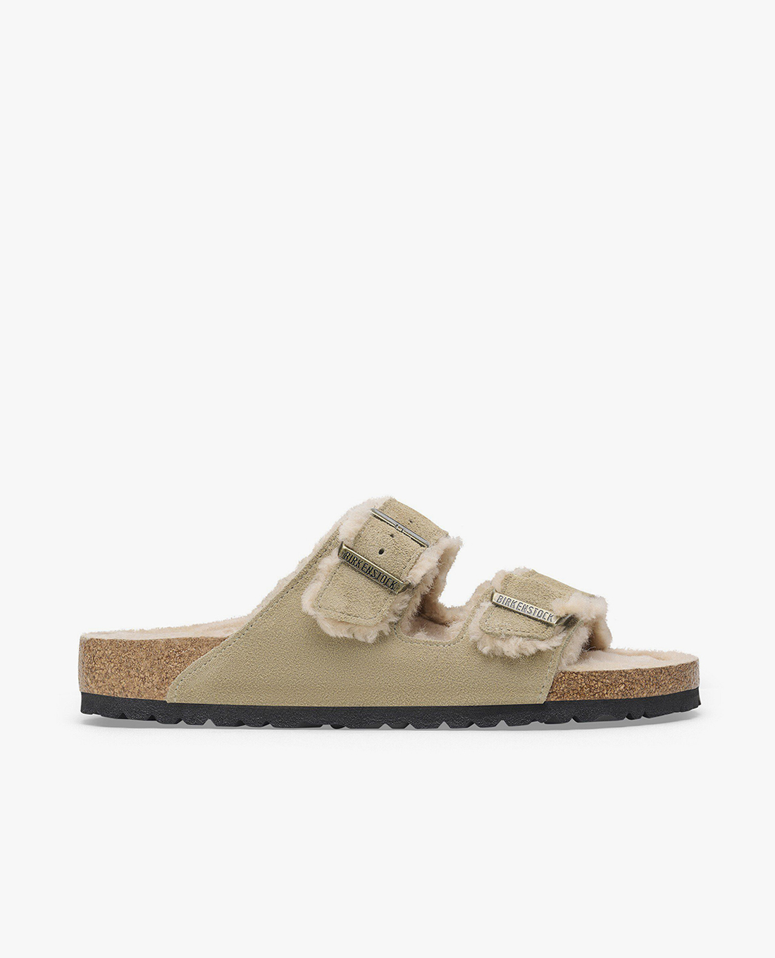 BIRKENSTOCK - Dép nữ quai ngang Arizona Shearling