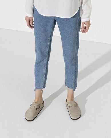  BIRKENSTOCK - Giày clog unisex Boston Soft Footbed 