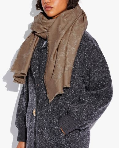  COACH - Khăn choàng nữ chữ nhật Horse & Carriage Print Shawl 