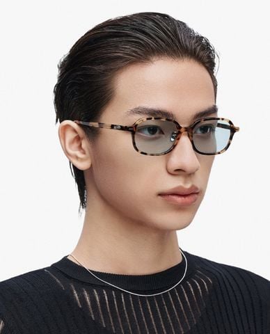  MUJOSH - Kính mát unisex gọng chữ nhật hiện đại 